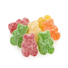 Organic hemp white label sugar free CBD jelly candy CBD gummies infused with flower extract